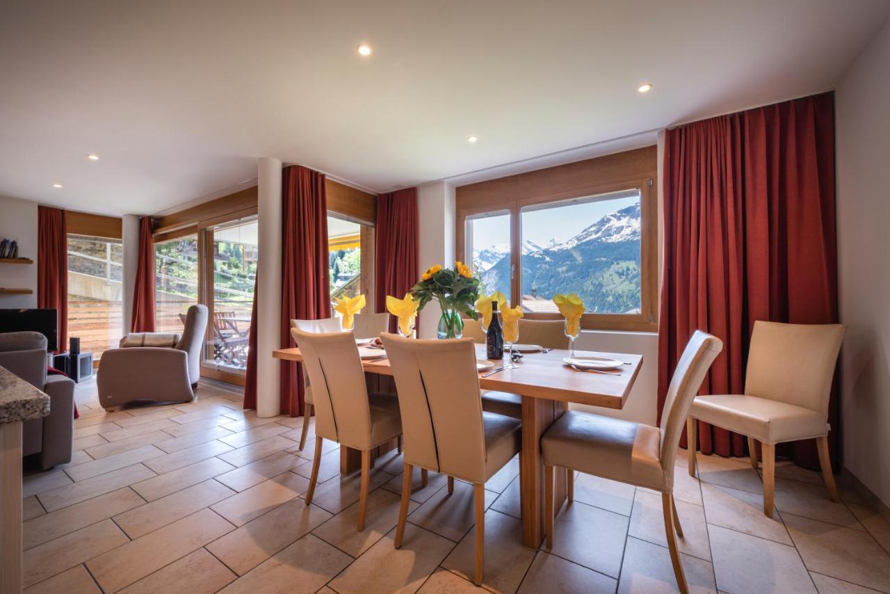 Chalet Am Acher 3 Lejlighed Wengen Eksteriør billede