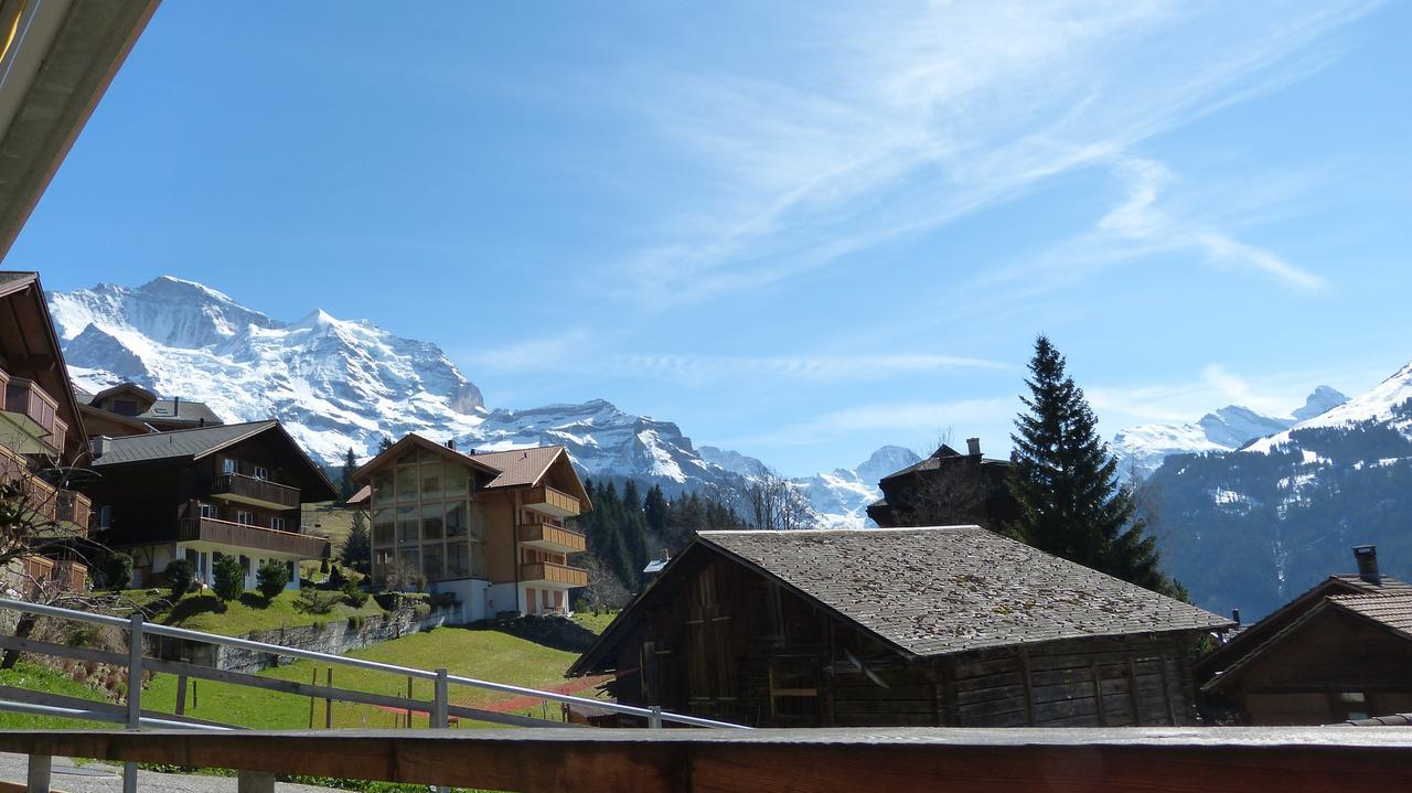 Chalet Am Acher 3 Lejlighed Wengen Eksteriør billede